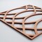 Ekena Millwork Medium Montrose Decorative Fretwork Wood Wall Panels, Cherry, 15 3/8"W x 15 3/8"H x 3/8"T WALW16X16X0375MNTCH - alternate 2